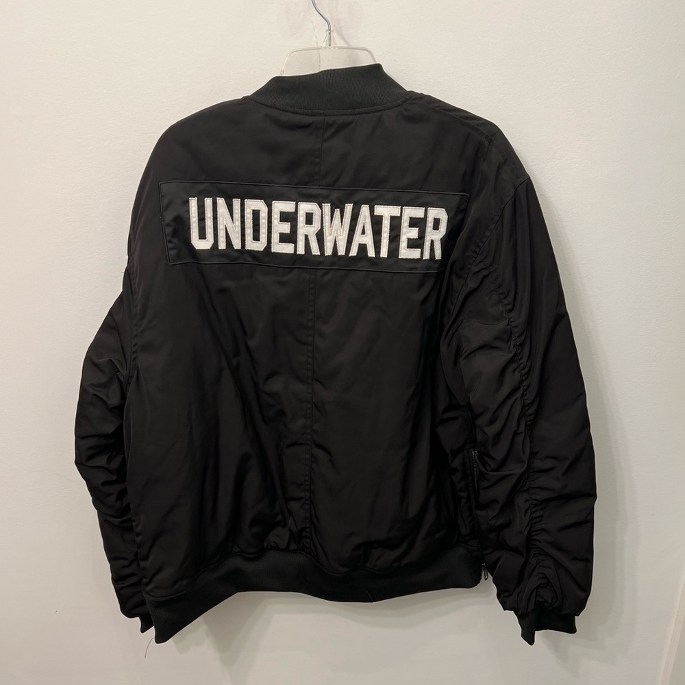 NWOT M Underwater MA1 waterproof bomber jacket